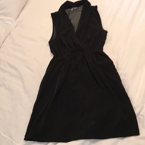 Sparkle & Fade black dress with sheer back